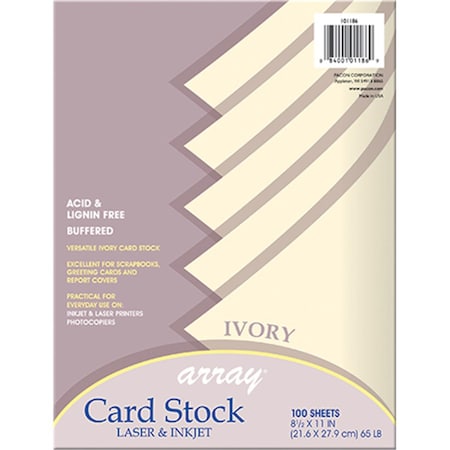 Pacon PAC Array Card Stock Ivory PA97638